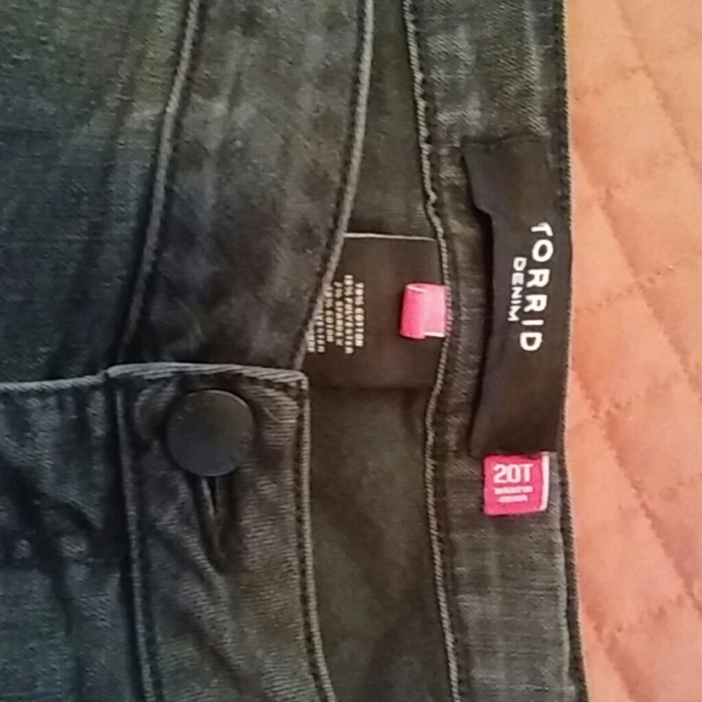 Torrid tall black jeans